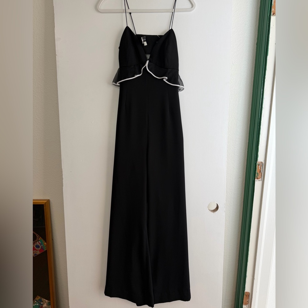 Sachin + Babi Black Jumpsuit with White Accents